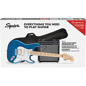 Squier Affinity Stratocaster HSS Guitar Pack, Maple FB